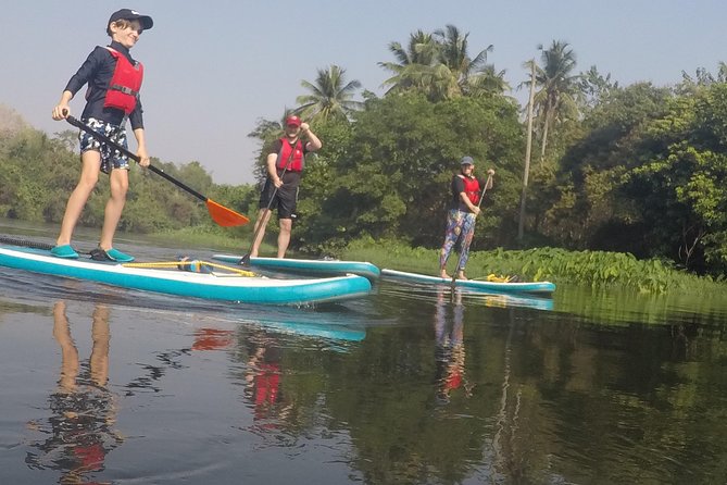 1.5 - 2 hour afternoon SUP class for all ages and levels - Paddling along the River Kwai