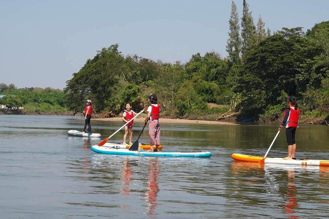1.5 - 2 hour morning SUP boarding class for all ages and levels - Starting at Royal River Khwae Resort at 8:00 am