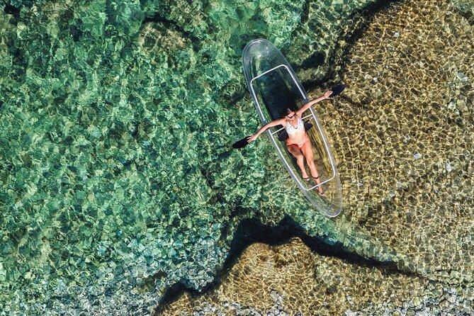 1.5-hour Clear Kayak Rentals: Explore Verudela Cave & Islands - The first 15 minutes are useful for beginners