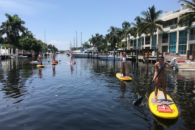 1.5 Hour Paddle Board Rental with Instruction - Reaching the channels and Millionaire Row