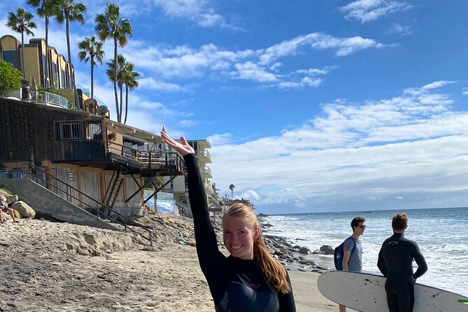 1.5 Hour Surf Lesson in Laguna Beach - Meeting at 729 Gaviota Drive