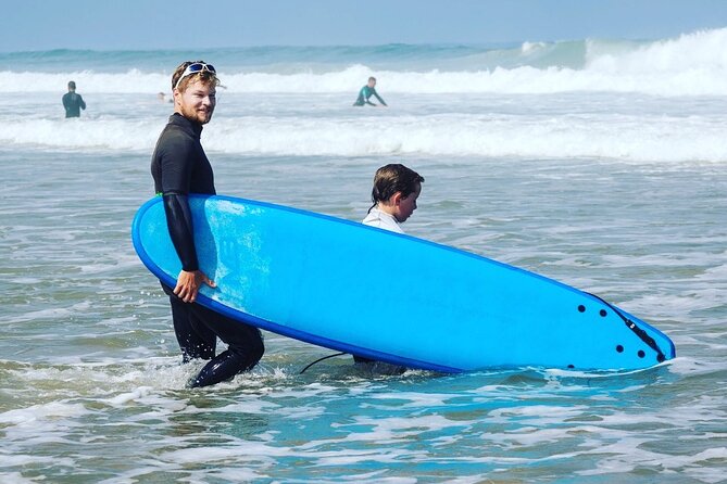 1 day surfing with Atlantic Coast Surf School - A clear start at the surf school