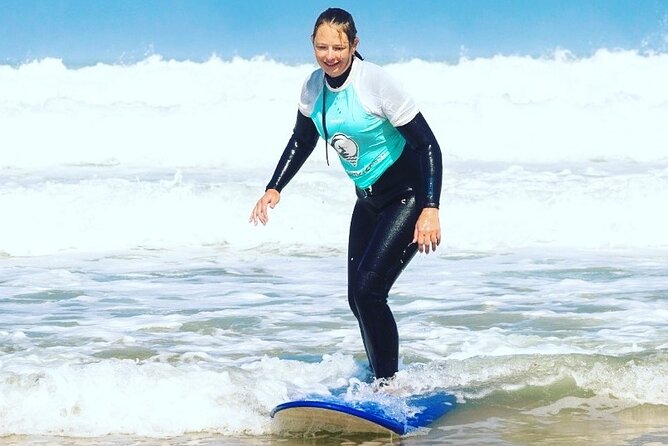 1 day surfing with Atlantic Coast Surf School - Warm-up, safety, and the first trip into the water
