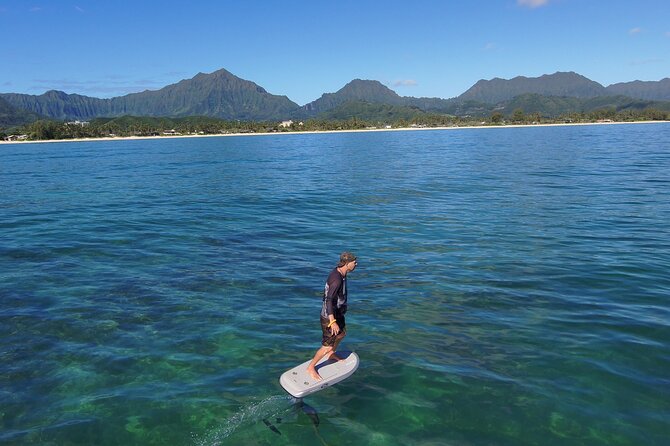 #1 eFoil 1.25 hr or 2 hr wing foil or windsurf or kayak lesson - Pick the sport that fits your goal