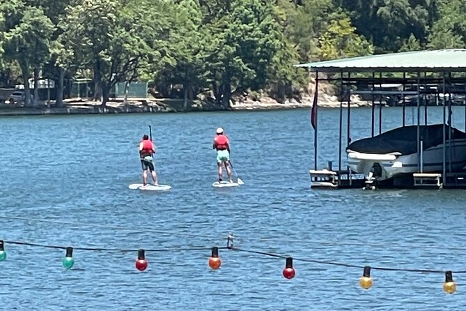 1 Hour Paddle Board Rental on Lake Austin Per Person - What the clean launch area adds