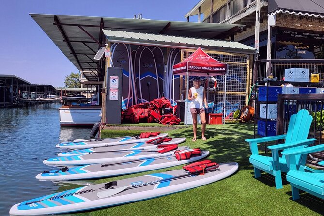 1 Hour Paddle Board Rental on Lake Austin Per Person - Finding the launch beside Mozart’s Coffee