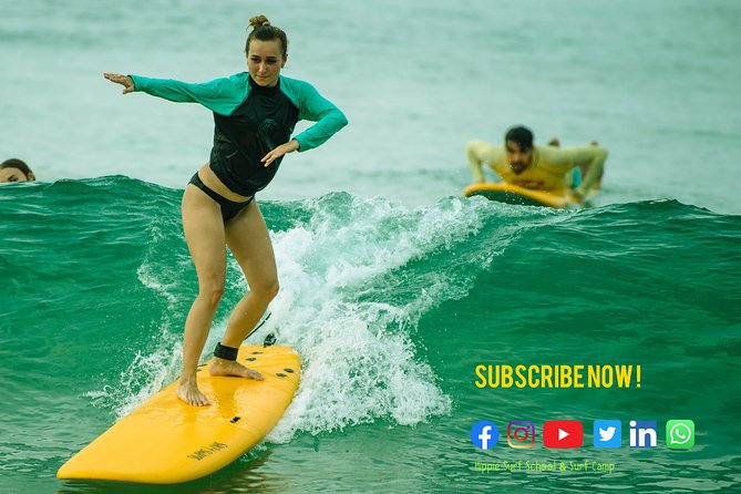 1 Week Surf Package (shared wooden dorm) - up to 4 guests - What your first surf lessons cover