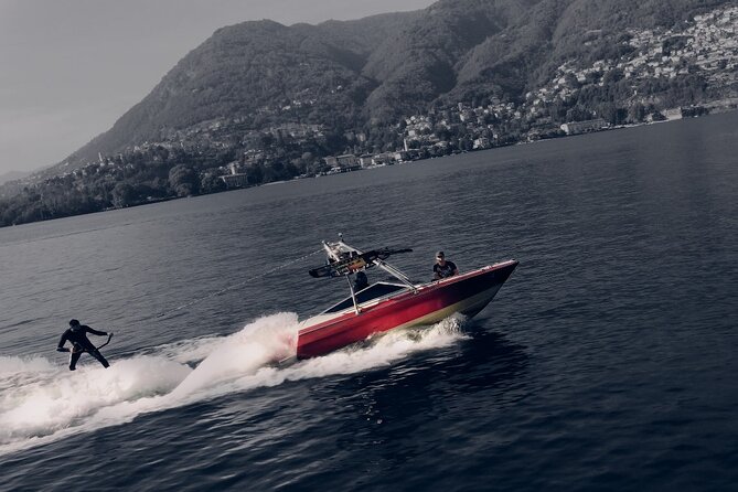 1H Wakeboard and Wakesurf on Lake Como with Mastercraft Boat - Lake Como views between each run