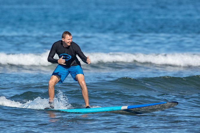 2 Hour Beginner Group Surf Lessons - The land lesson: your first chance to get the motion right