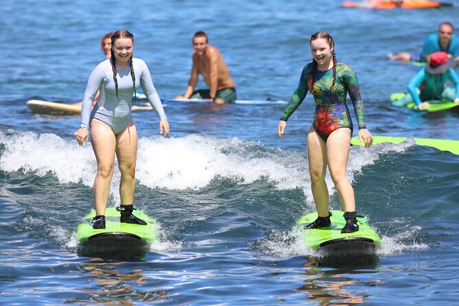 2-Hour Guided Private Surf Lesson in Kona - Learning the pop-up before entering the water