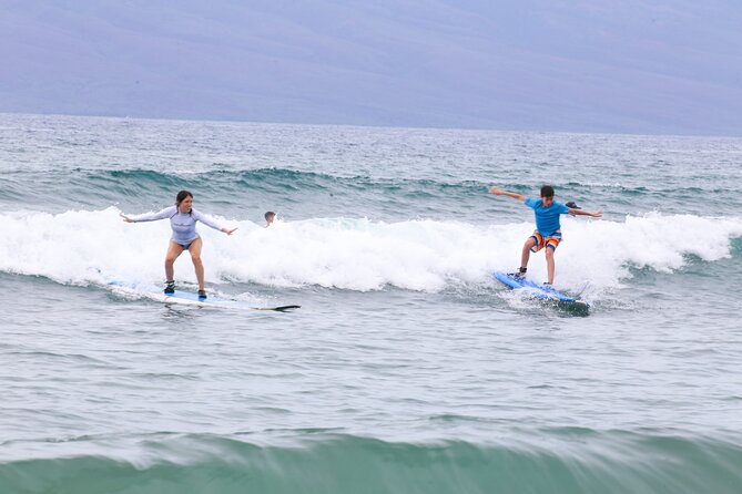 2 Hour Private Surf Lesson For Two In Lahaina - What the two-person format means for couples and families