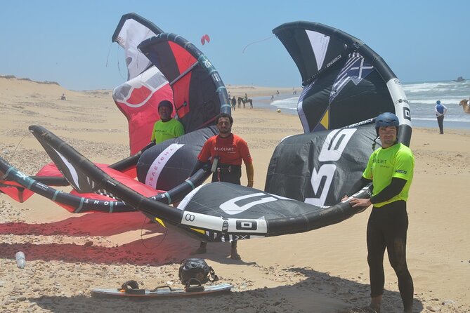 2 Hours Kitesurf Lesson in Essaouira - Getting fitted with new kitesurf equipment