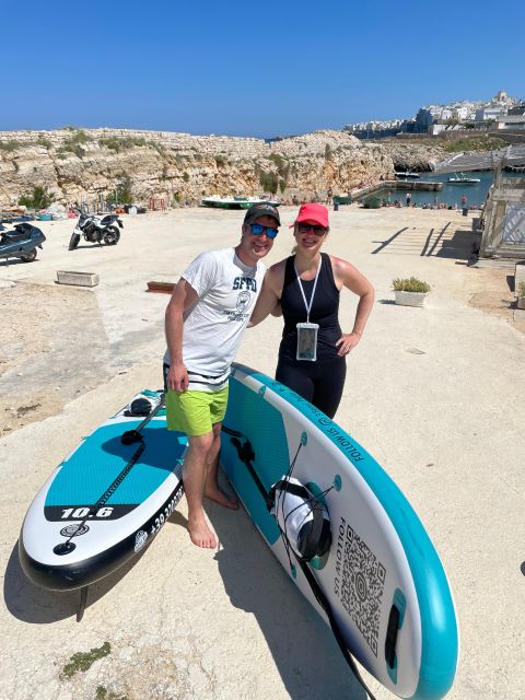 2 hours SUP Rental - Delivered to you ready to use - Getting started on the water