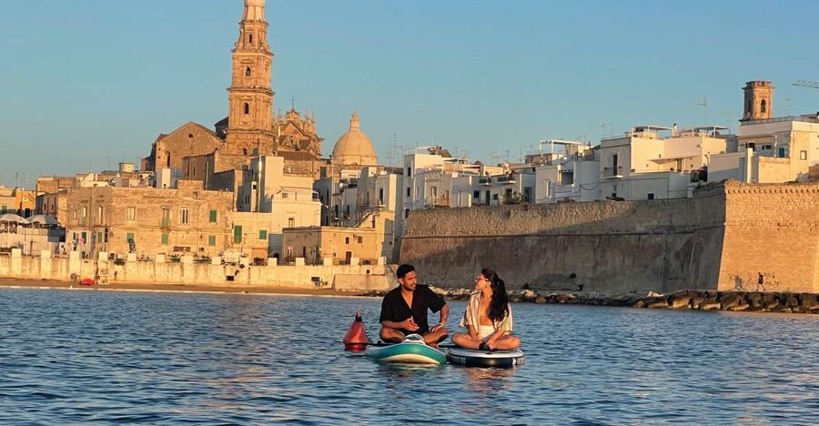 2 hours SUP Rental - Delivered to you ready to use - Monopoli and Polignano a Mare from the sea
