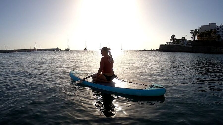 2h Sunset Paddle Board Session in Gran Canaria - The final stretch and GoPro memories