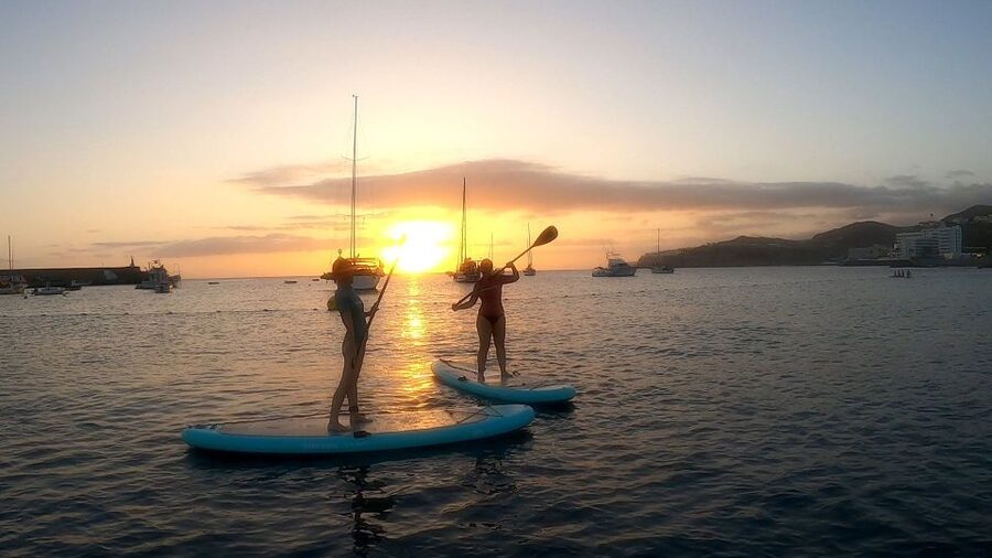 2h Sunset Paddle Board Session in Gran Canaria - The first 20 minutes: theory, safety, and warm-up