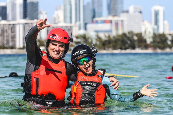 3 hour private Kiteboarding Lesson in Miami - The boat ride adds real value