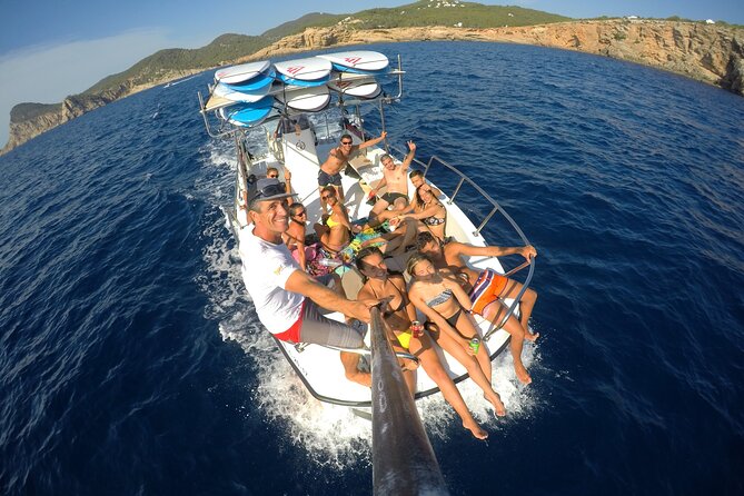 3 Hours by Boat with Paddle Surf Course, Snorkel and more - Fruit, drinks, and the ride back to San Antonio