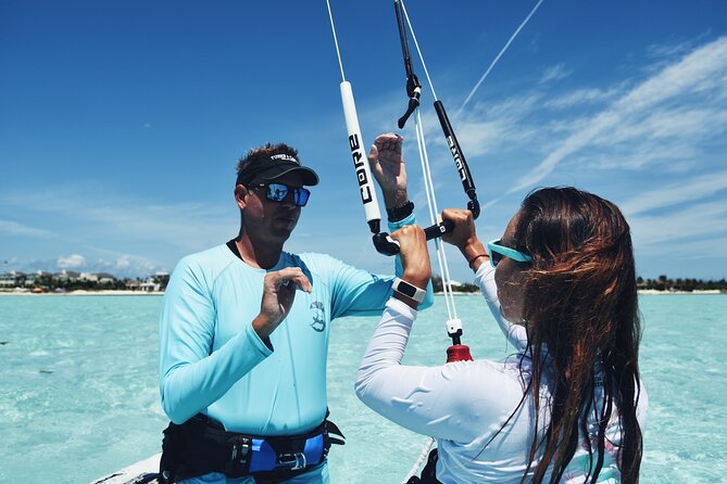 3 hours Private Kiteboarding Beginner Lesson - The next 2.5 hours: controlling the kite in shallow water