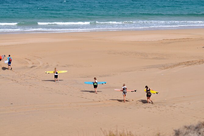 4 Hour Surf Lesson - A four-hour route from Puerto del Rosario to the surf