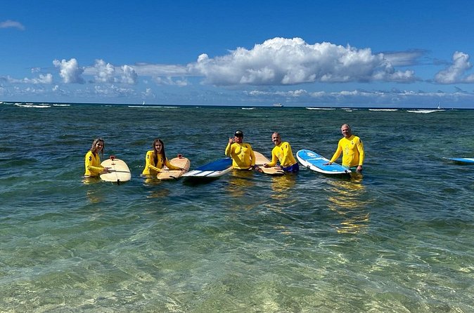 60 to 90 minutes Open Book Surfing Lesson with Certified Guide - Equipment included, and what you still need to bring