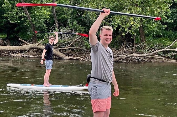 7 Mile Guided Paddleboard Tour On The French Broad River in Asheville - What seven miles feels like on a paddleboard
