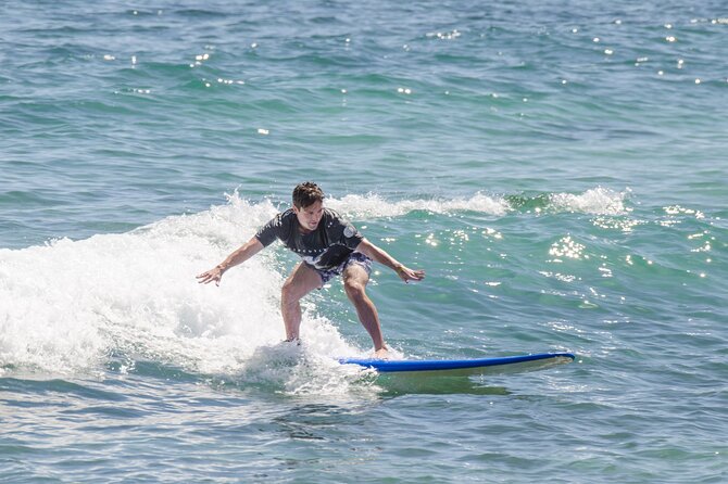 90 Min Surf Lesson / Great for Beginners - Pescadito Beach gives beginners a friendly starting point
