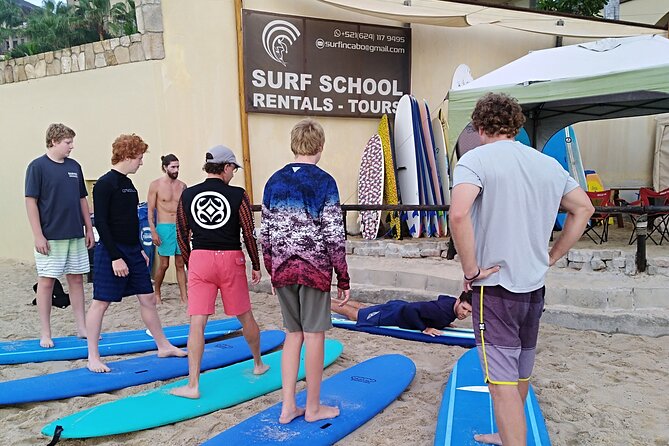 90 Min Surf Lesson / Great for Beginners - The first 15 minutes: learning on the sand