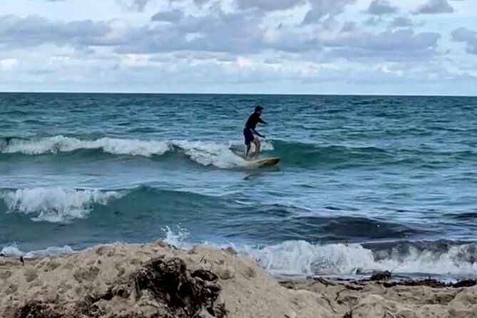 90-Minute Miami South Beach Private Surf Lesson - Working toward an unbroken wave
