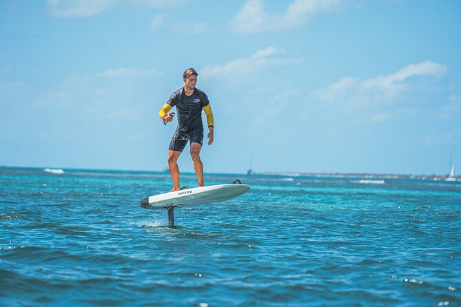 90 minute Private E-foiling in Aruba - When the Board Begins to Lift