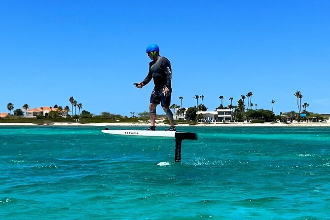 90 minute Private E-foiling in Aruba - Meeting at Fisherman’s Huts in Noord