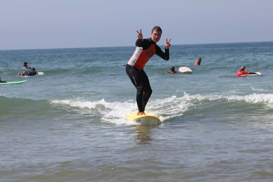 Agadir: Taghazout Beach Surf Lesson with Lunch and Transfer - What the water session is really like