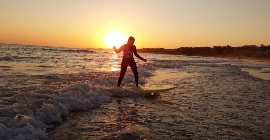 Albufeira: 2-Hour Falesia Beach Surf Lesson - Moving from whitewater to your first ride