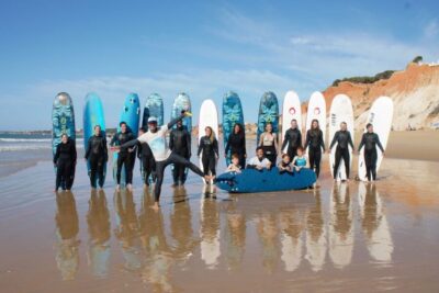 2-Hour Falesia Beach Surf Lesson