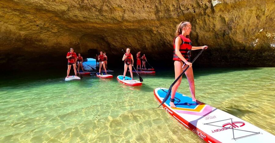 Albufeira: Stand Up Paddle Lesson and Coastal Tour - What the guide adds to the experience