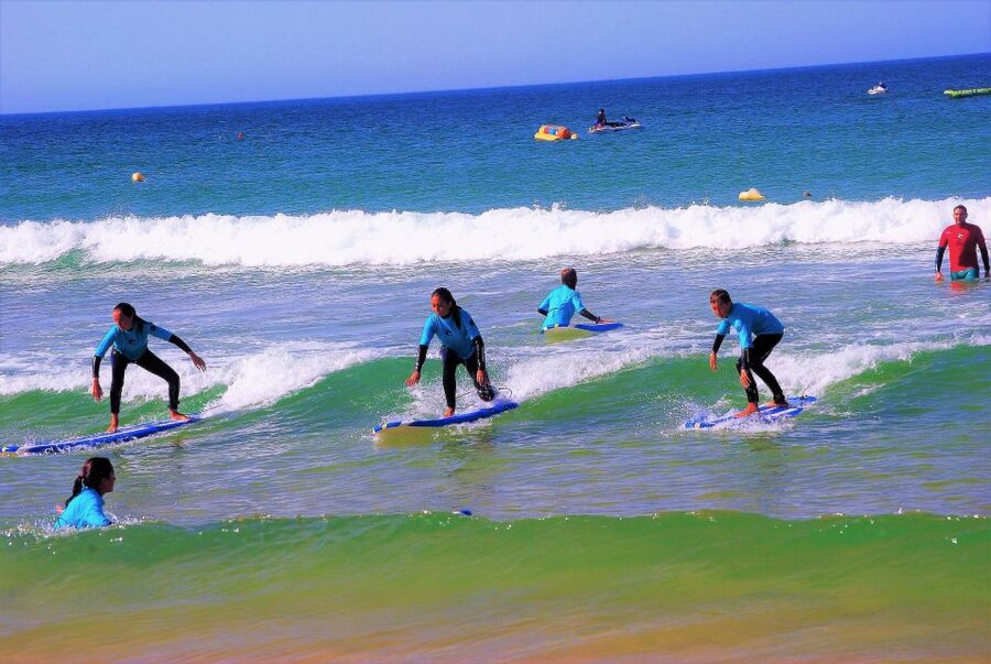 Albufeira: Surfing Lesson at Galé Beach - Equipment, storage, and practical comfort