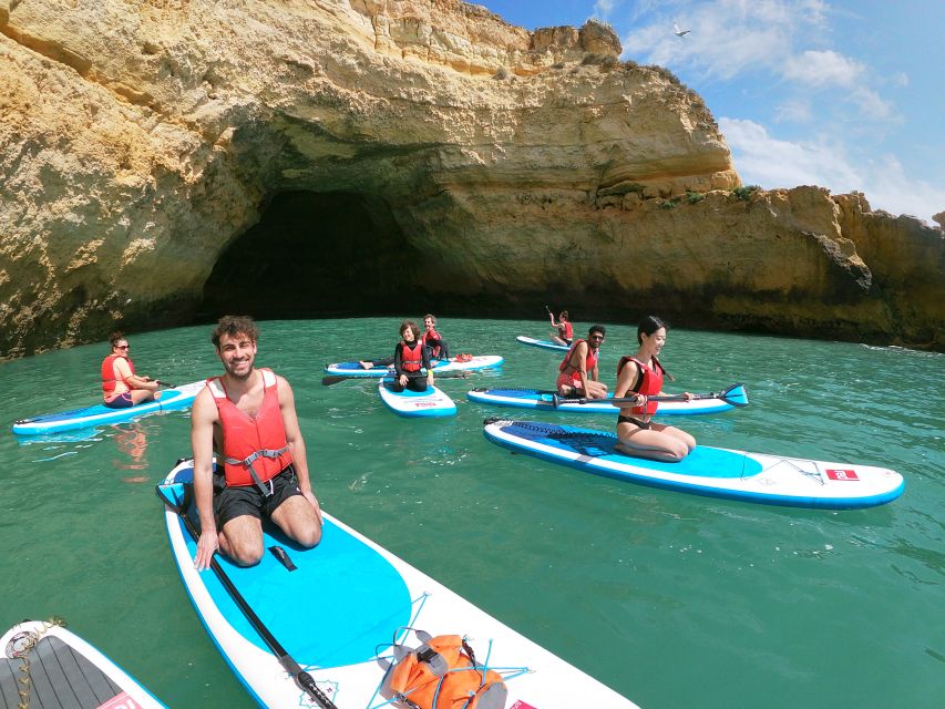 Algarve: Benagil Caves SUP Tour since 2016 - A calm lesson before the cliffs