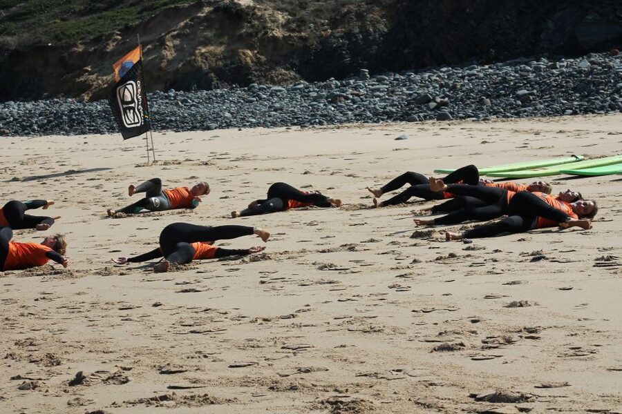 Algarve: Small Group Surf Lesson with Instructor - From your pickup point to an Algarve beach