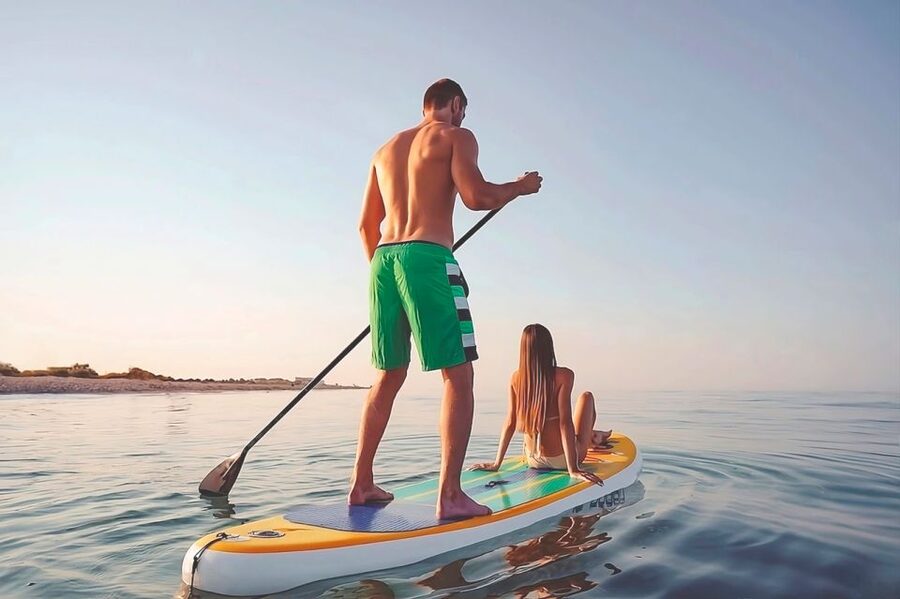 Alicante: E-Bike, Snorkeling and Paddle Surf Tour - La Albufereta and the Roman fish-farm remains