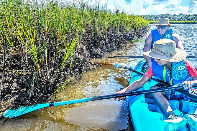 Amelia Island Kayak and Paddleboard Rentals Talbot State Park - Following the salt-marsh route