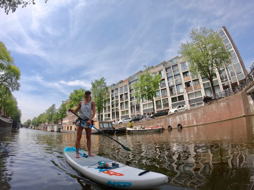 Amsterdam: 2-Hour Stand Up Paddle Board Tour - Passing the Nautical Museum and the replica ship