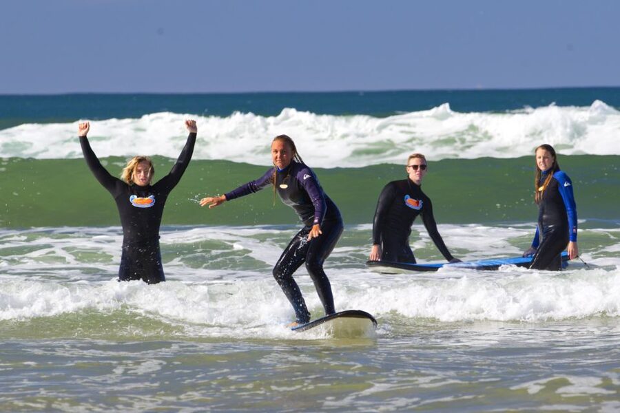 Anglesea: 2 Hour Surf Experience on the Great Ocean Road - Learning the pop-up before trying again