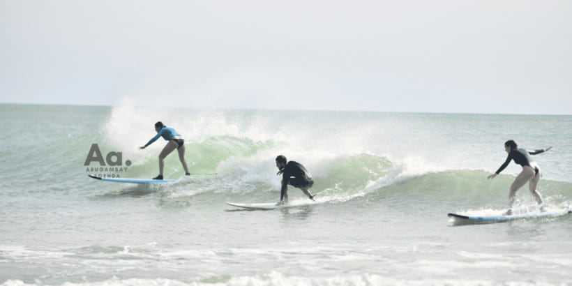 Arugam Bay Surf Lessons : Beginner Surf Experience - Choosing between Baby Point, Peanut Farm, and Elephant Rock