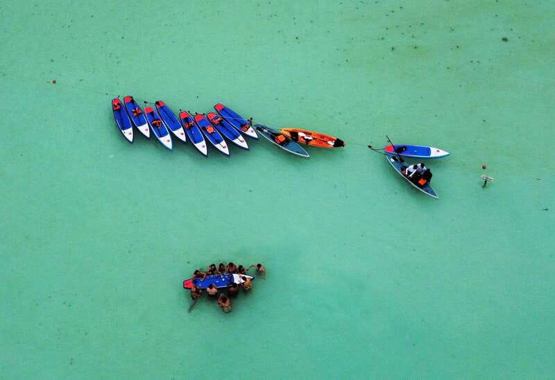 Bacalar: Sunrise Paddleboard Tour with Floating Picnic - The floating picnic: pleasant, but light