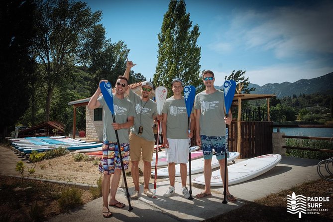 Bacina Lakes Stand-Up Paddle Board Tour - Swimming and fruit at Crniševo Lake
