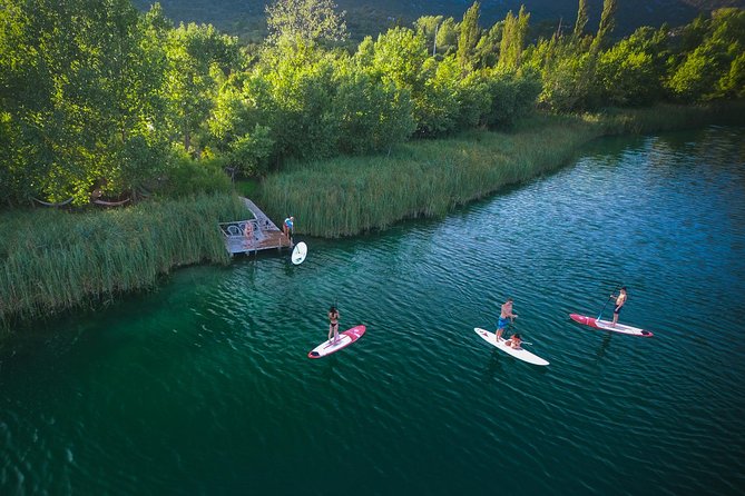 Bacina Lakes Stand-Up Paddle Board Tour - Returning to the beach bar by 1:00 pm