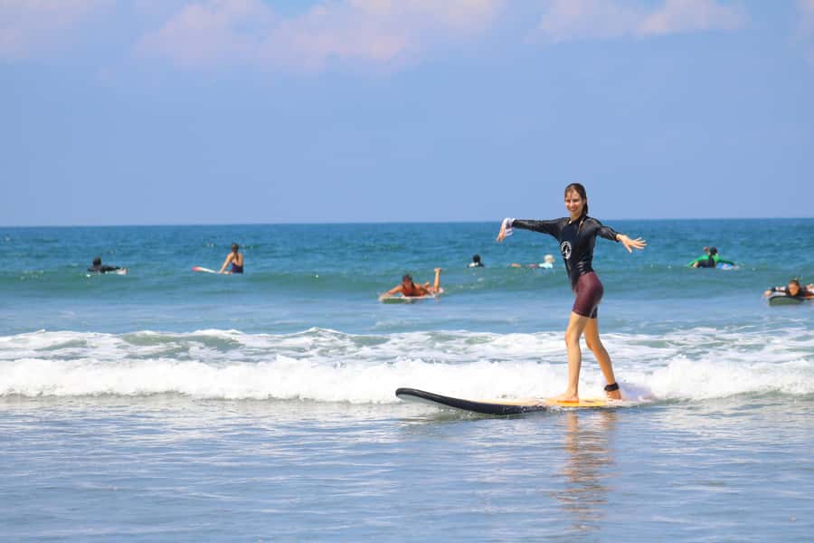 Bali: Beginner and Intermediate Surf lesson Nusa Dua - When wind changes the plan