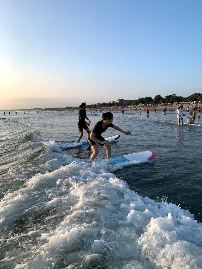 Bali: Kuta Beach Surfing Lesson (1 Hour, Local Instructor) - Fifty minutes of guided surfing at Kuta Beach