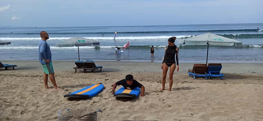 Bali: Kuta Beach Surfing Lesson (2 Hours, Local Instructor) - Finding Orange Surf School Bali near Beachwalk