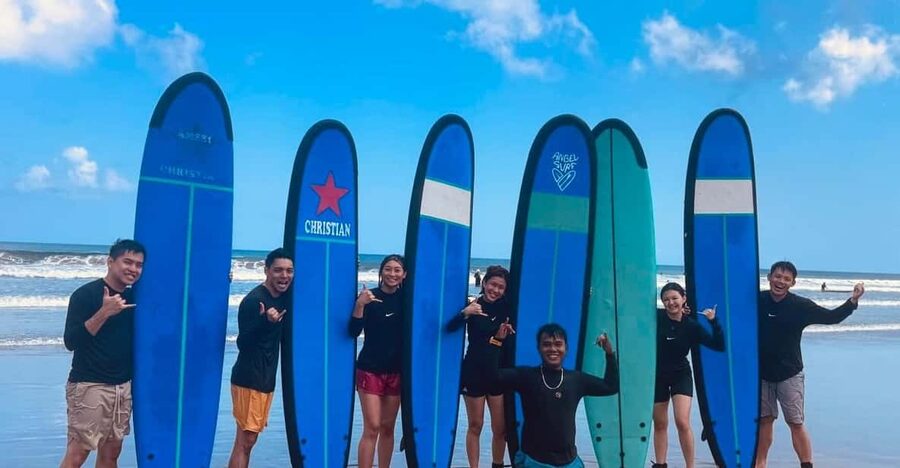Bali: Seminyak Beach Surf Lesson Experience 2 Hour - The first hour: learning how surfing works
